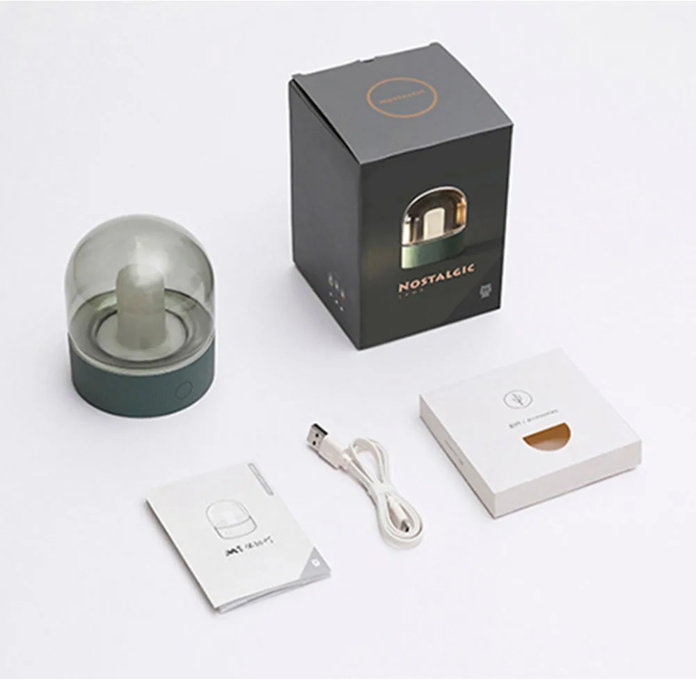 

2X 1X Auto Off 6LED Glass Bulb Dimming Touch Sensor Night Lamp 1200mAh USB Rechargeable Atmosphere Bedside Decoration Lamp 2Mode