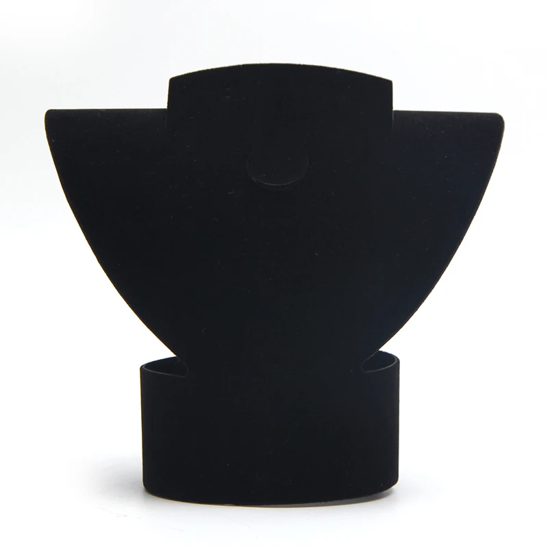 Складной бархатное ювелирное Ожерелье Бюст серьги Дисплей держатель стойки