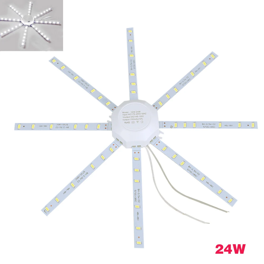 

NEW 12W/16W/20W/24W LED Ceiling Lamp SMD 5730 PCB Board Modified Source LED Bulb Light