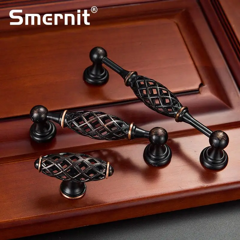4 шт. птичья клетка ручка для мебели и ручки кухонных шкафов винтажная шкафа