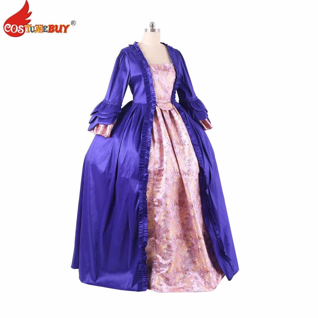 Costumebuy Regency pioneer 18th Versailles Duchess Belle Платье средневековая реконструкция театр