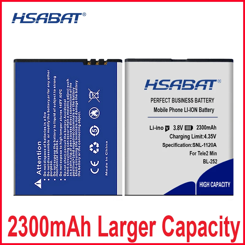 HSABAT 0 цикл 100% новый 2300 мАч BL 252 батарея для Smart Start2 MTC Tele2 Мин Бесплатная