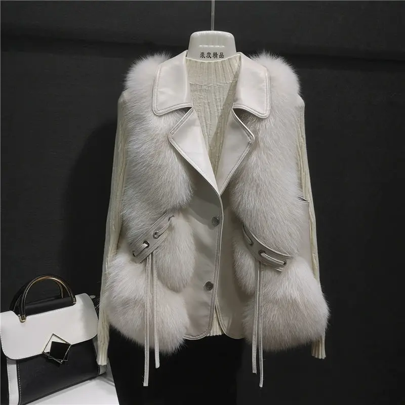 Women 2021 Autumn Winter Faux Fur Vest Female Fashion Artificial Fox Fur Sleeveless Vests Warm Ladies Casual Waistcoats A607