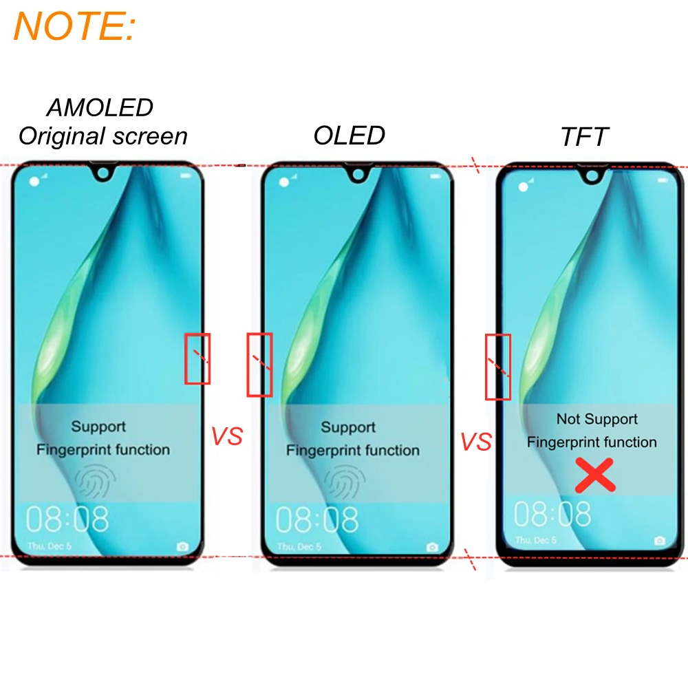 Pantalla TFT de 6,55 pulgadas para OnePlus 7T, pantalla LCD + Digitalizador de Panel t&aacute;ctil para OnePlus 7T 1 + 7T, montaje de pantalla LCD-1