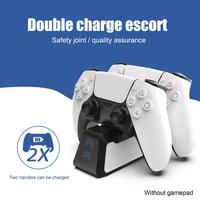 for 5 joystick gamepad equipped with a dual fast charger for ps5 wireless controller usb 3 1 type c charging base