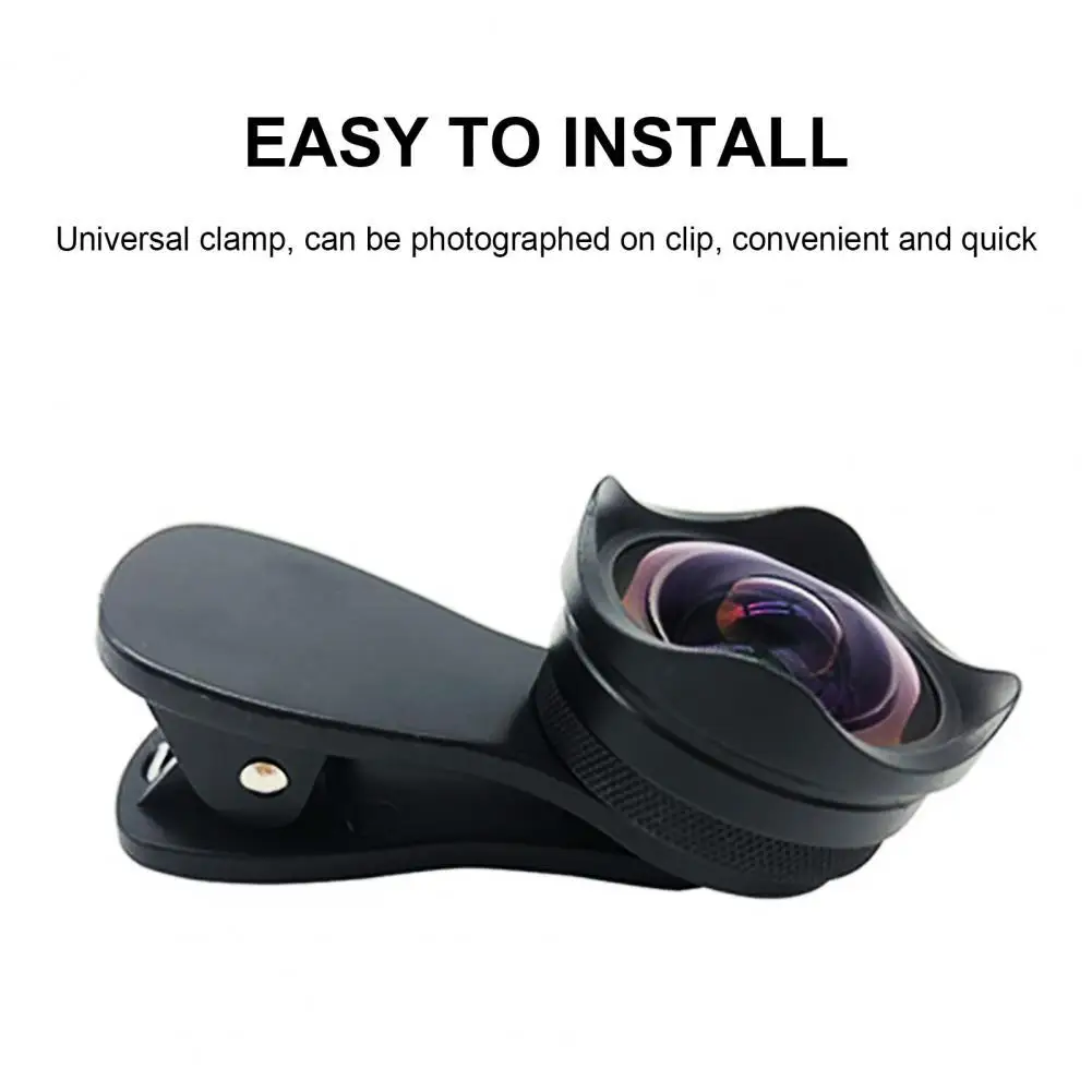 

Practical Professional Portable Phone Lens 4K HD-compatible Cellphone External Lens for Selfie Mobile Phone Lens