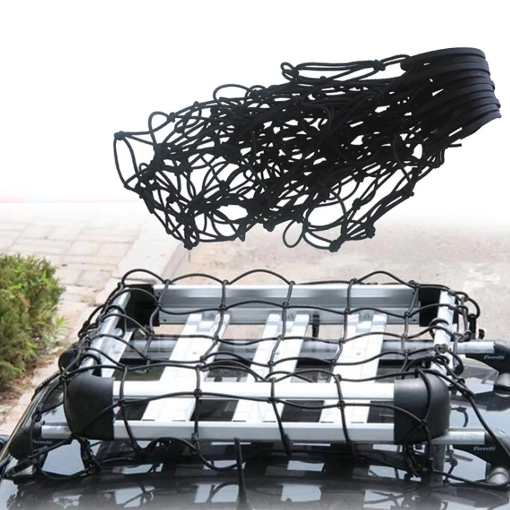 Universal Trailer Luggage Storage Stretches Truck Bed Tighter Car Bungee Mesh Pickup Accessories Elastic Cargo Net Auto | Автомобили и