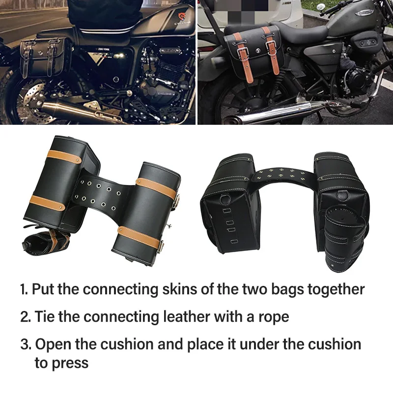 Портфель для мотоцикла Harley Sportster XL 883 1200 Honda/Yamaha/Suzuki | Автомобили и мотоциклы