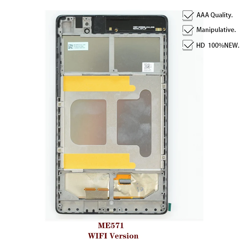 Для ASUS Google Nexus 7 2nd 2013 FHD ME571 ME571K ME571KL ME572 ME572CL K008 K009 ЖК-дисплей Дисплей кодирующий преобразователь сенсорного экрана в сборе - Цвет: ME571 WIFI Version