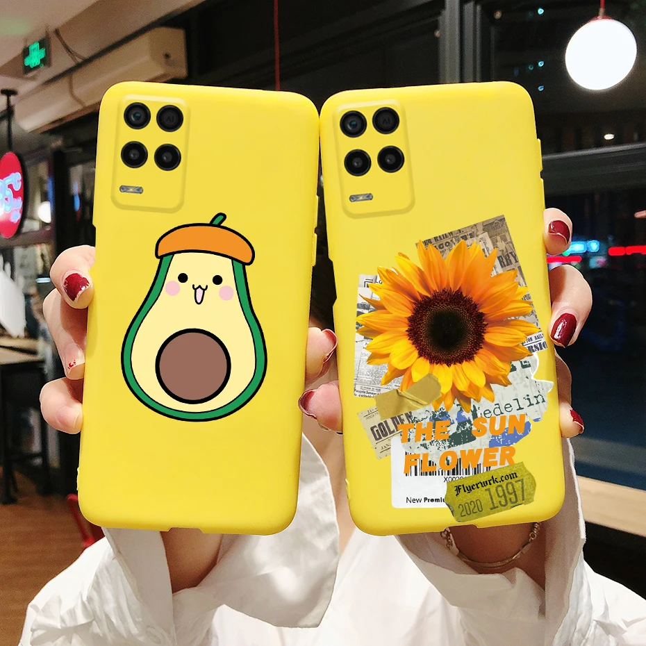 for realme narzo 30 5g case cover rmx3242 soft silicone cute painted back funda phone capa for oppo realme narzo30 5g case 6 5 free global shipping