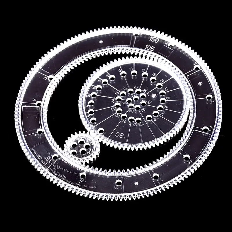 Новый роскошный набор Spirograph deluxe оловянный спиральные конструкции сцепляющиеся