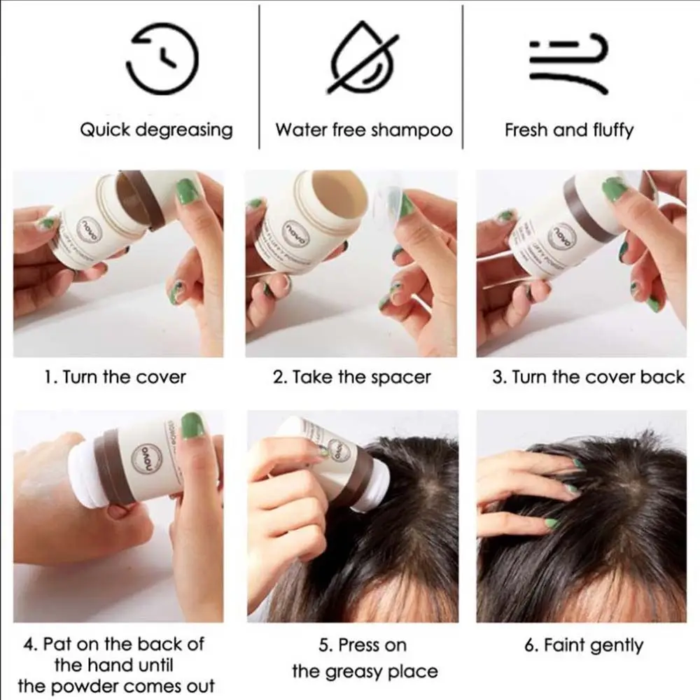 

Hairline Mattifying Powder Fine High Density Flocking Powder Puff Long Last Forehead Bald Savior Fluffy Hair Powder Hair Care