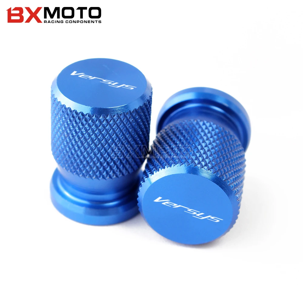 

VERSYS Motorcycle Tire Valve Air Port Stem Cover Cap Plug CNC Accessories for Kawasaki Versys 650 1000 X300 250 2008 - 2020