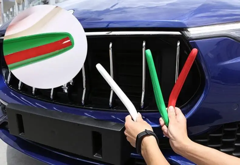 ABS Авто Стайлинг Передняя решетка Накладка полоски наклейки 2016 2018 2019 2020 2021 для