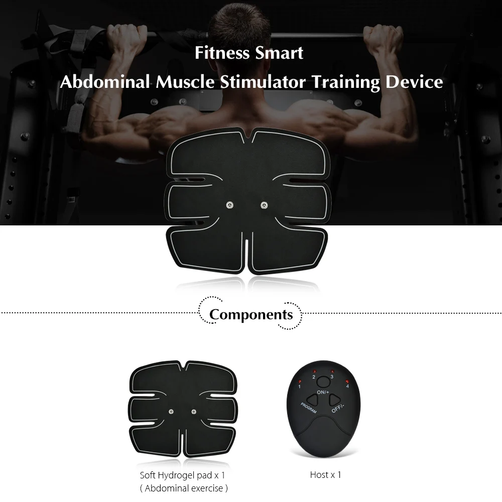 

EMS Exerciser Training Device Body Massager Wireless Muscle Stimulator Stimulation Slimming Machine Abdominal Muscle Massager