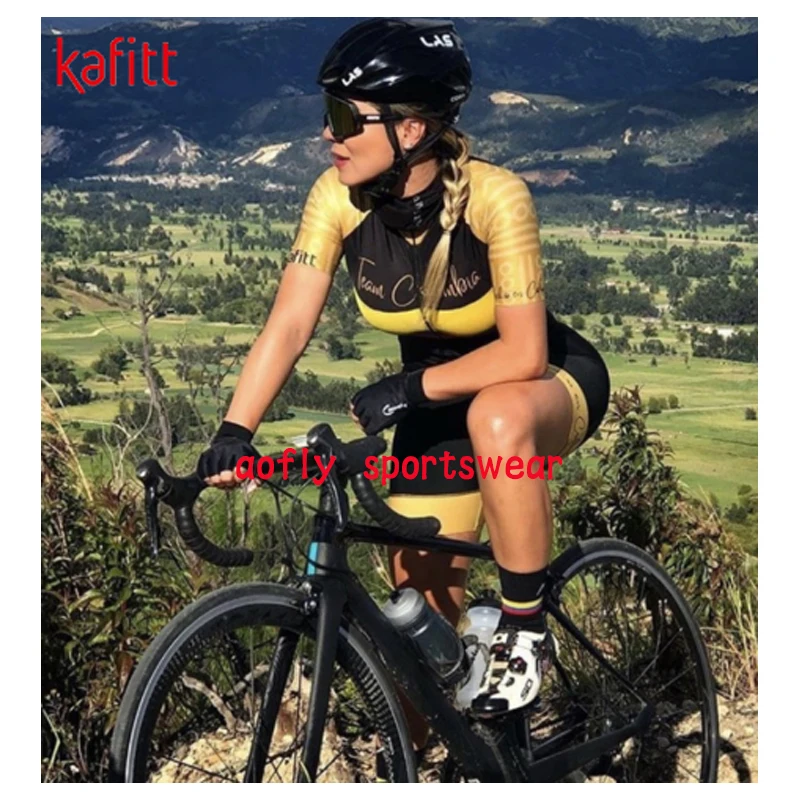2020 г. кафитт женская одежда велосипедные комплекты костюм для триатлона с