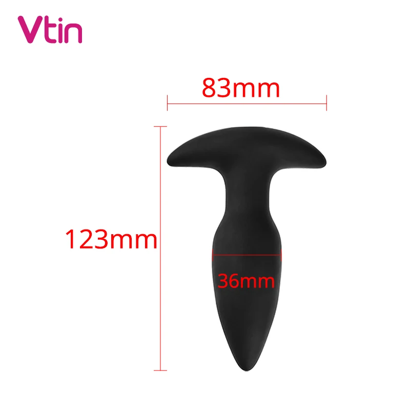 Анальная пробка массажер простаты для взрослых геев силиконовая Пуля Вибратор