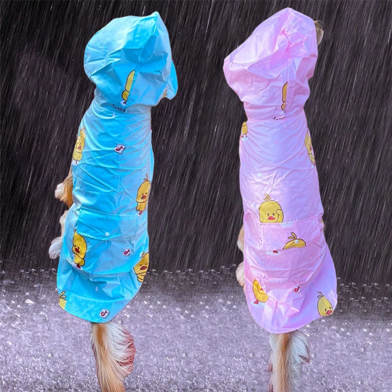 Дождевик для больших собак водонепроницаемая одежда крупных Воздухопроницаемая