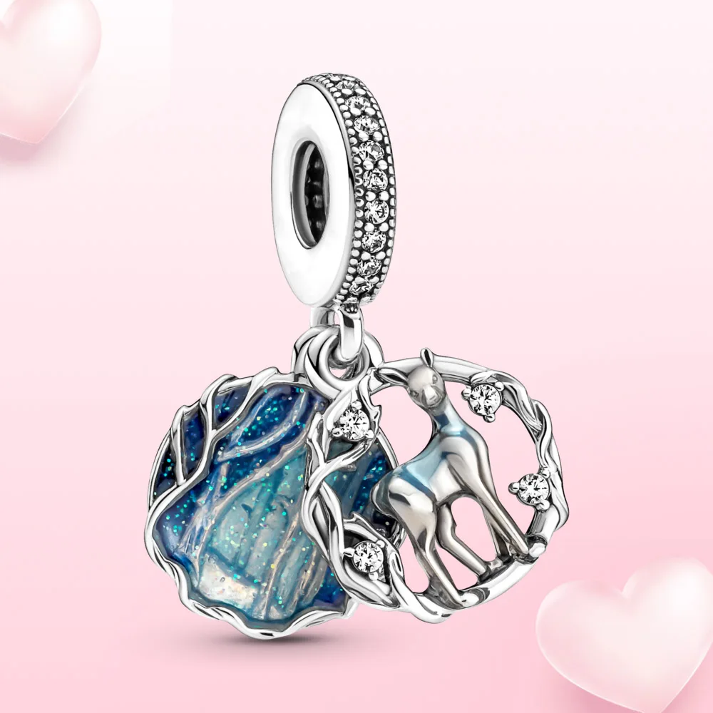 100% Серебряный подвеска Миллениум Фалькон с карабином, подходит для оригинальных браслетов Pandora, женский подарок для самостоятельной сборки.