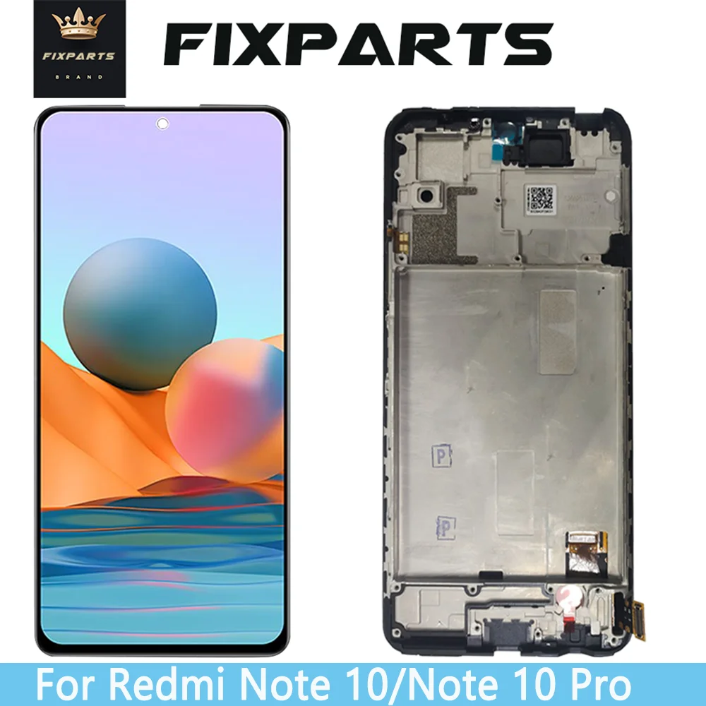 

Display For Xiaomi Redmi Note 10 Pro LCD Display Touch Screen Digitizer Panel Assembly M2101K6G M2101K6R LCD For Redmi Note 10