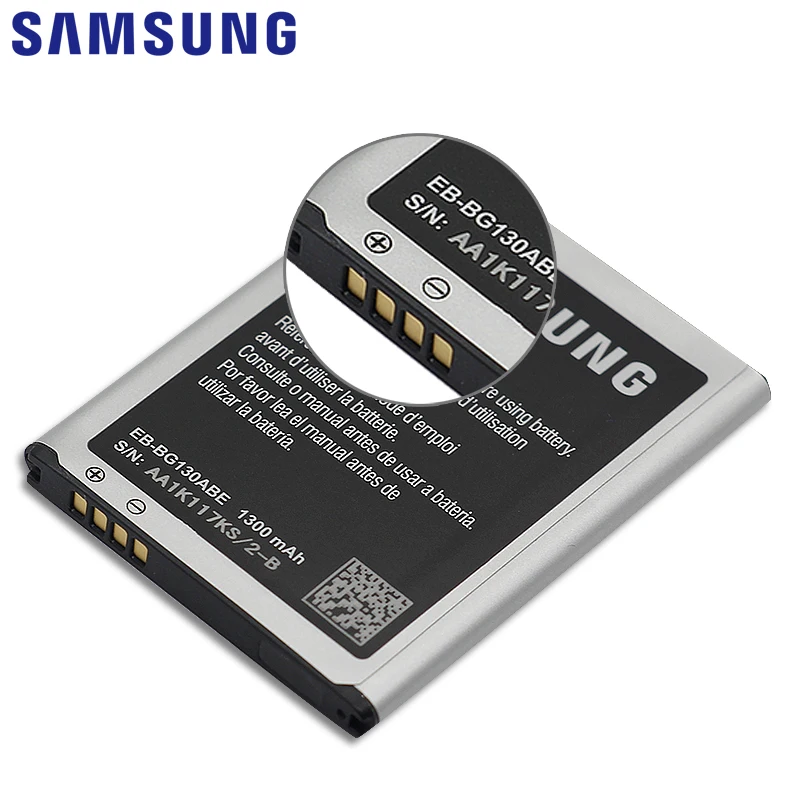 Samsung телефон батарея EB-BG130ABE 1300 мАч для samsung Galaxy Star 2 G130 G130E G130H G130HN G130BU/DS батареи