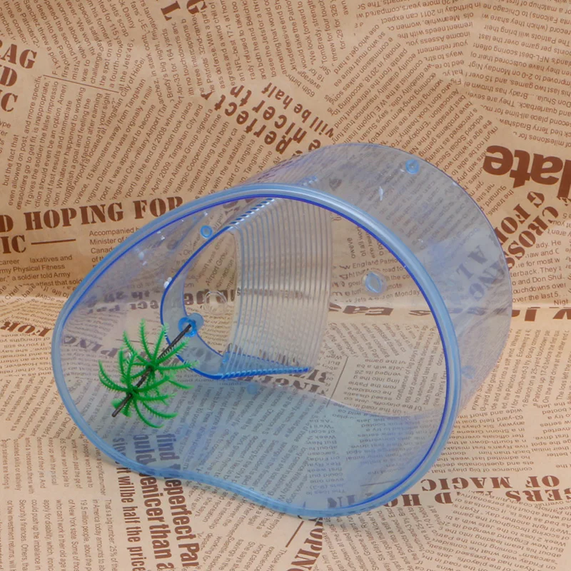 Turtle Habitat Lake Terrapin Reptile Aquarium Tank with Platform Plants New | Дом и сад