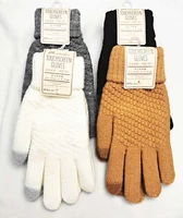 men womens knitted winter gloves women autumn winter warm thick gloves touch screen skiing gloves