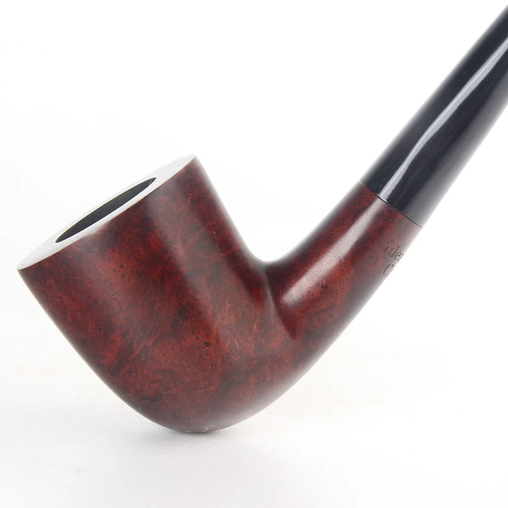 Труба для курения табака гладкая готовая небольшая изогнутая труба форма # L221