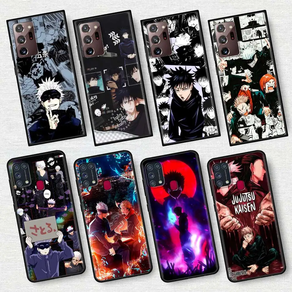 

Yuji Jujutsu Kaisen Silicone Soft Phone Case For Samsung Galaxy Note 20 Ultra 10 Plus 5G 8 9 Lite M31 M51 F41 TPU Cover Capa