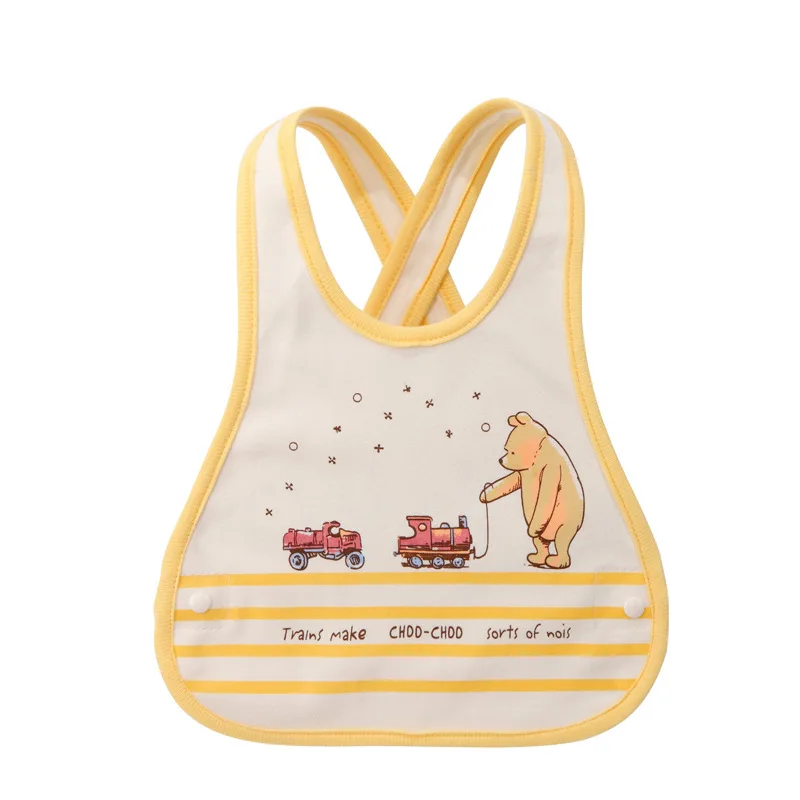 Новый детский слюнявчик нагрудники полотенца мультфильм цветок в горошек дети