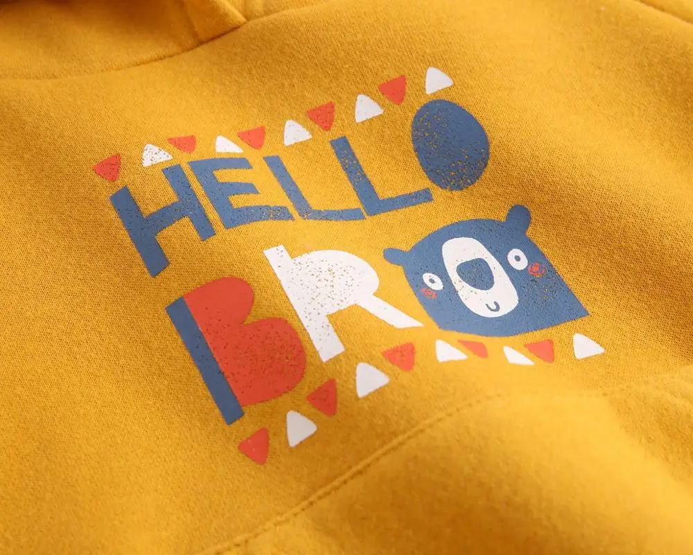 

Baby onesies autumn and winter new 100% cotton baby clothes cartoon newborn onesies hooded collar pocket children's jumpsuit