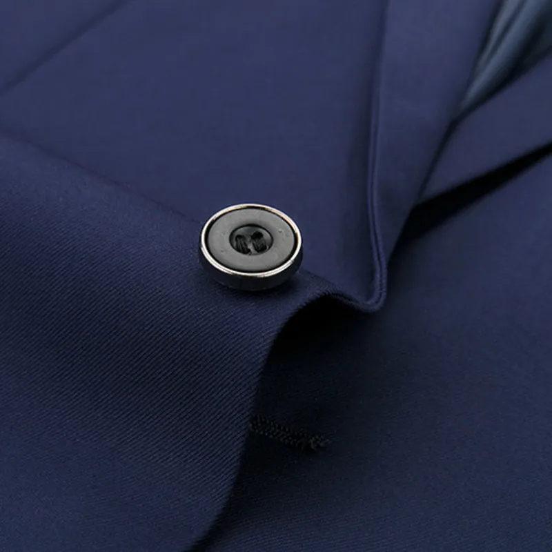 

(Jackets+Vest+Pants) 2021 Fashion Men high quality cotton business Blazers/Male slim fit three-piece suit/groom dress S-5XL