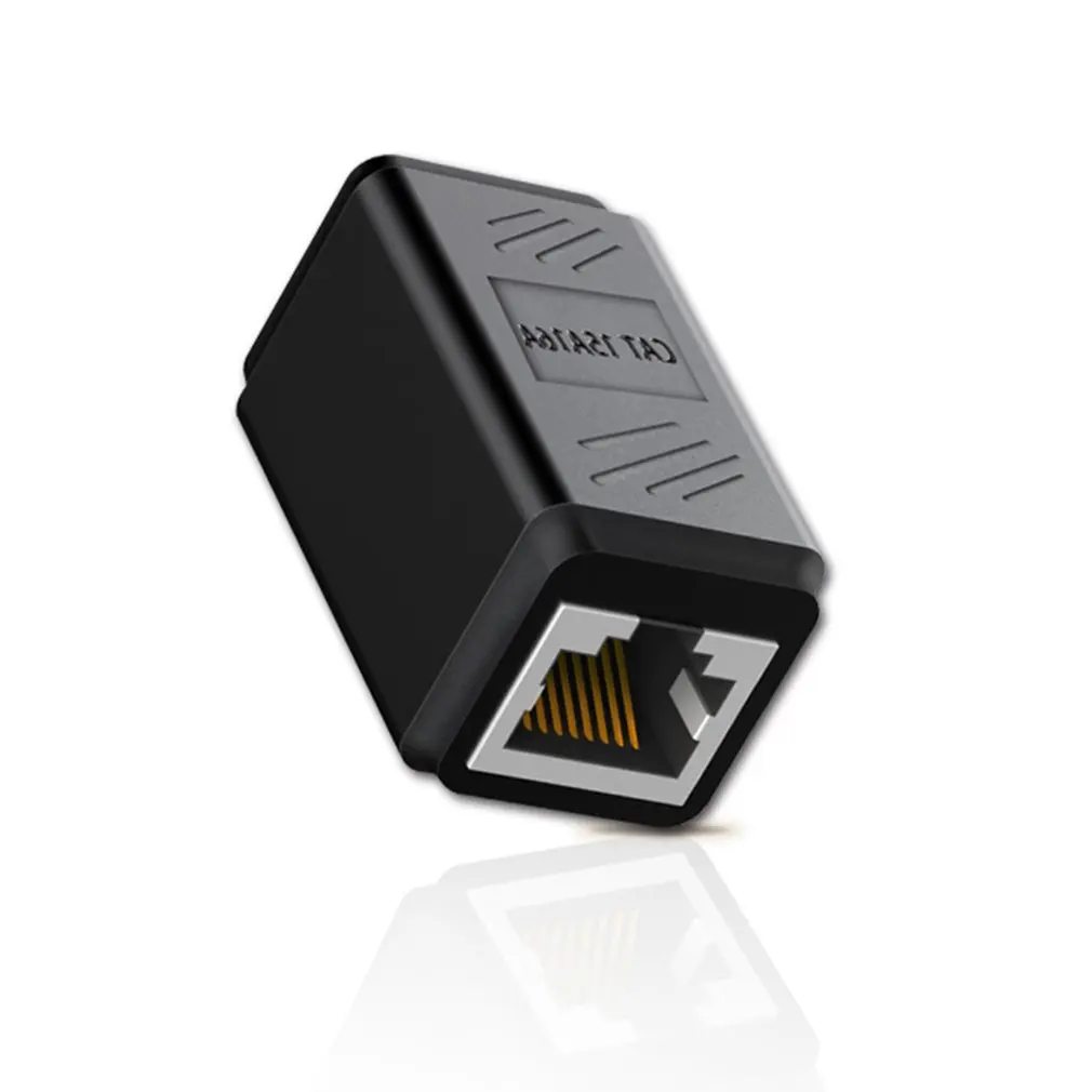 RJ45 разъем Cat7/6 Ethernet адаптер Сетевой удлинитель конвертер Кабель для кабель