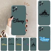 disney letter anime phone case cover for iphone 12 pro max 11 8 7 6 s xr plus x xs se 2020 mini cell shell army green