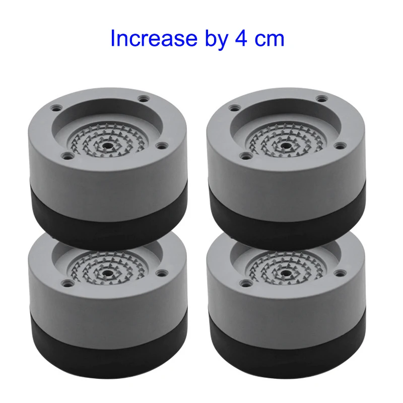 

4 Pcs Washing Machine Refrigerator Mute Rubber Mat Anti Vibration Anti Shock Pad CANQ889