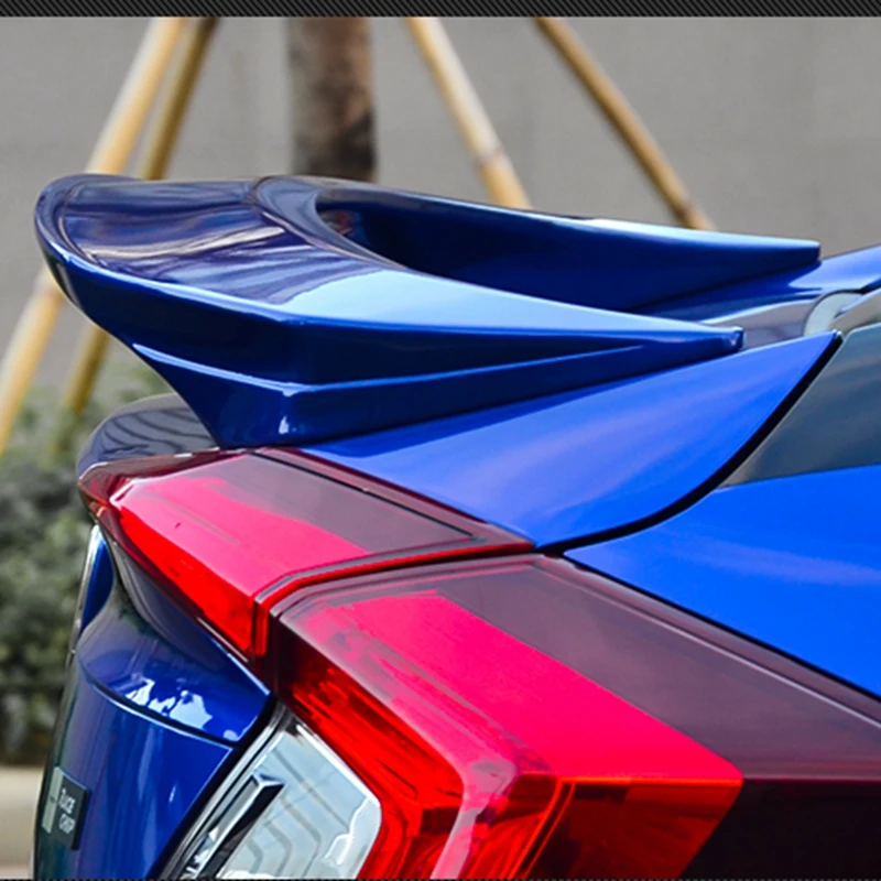 Спойлер для Honda Civic высококачественный спойлер из АБС материала заднего крыла