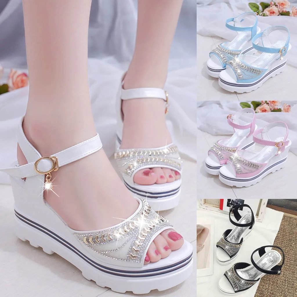 38 # женская обувь элегантные босоножки на платформе летние женские туфли лодочки