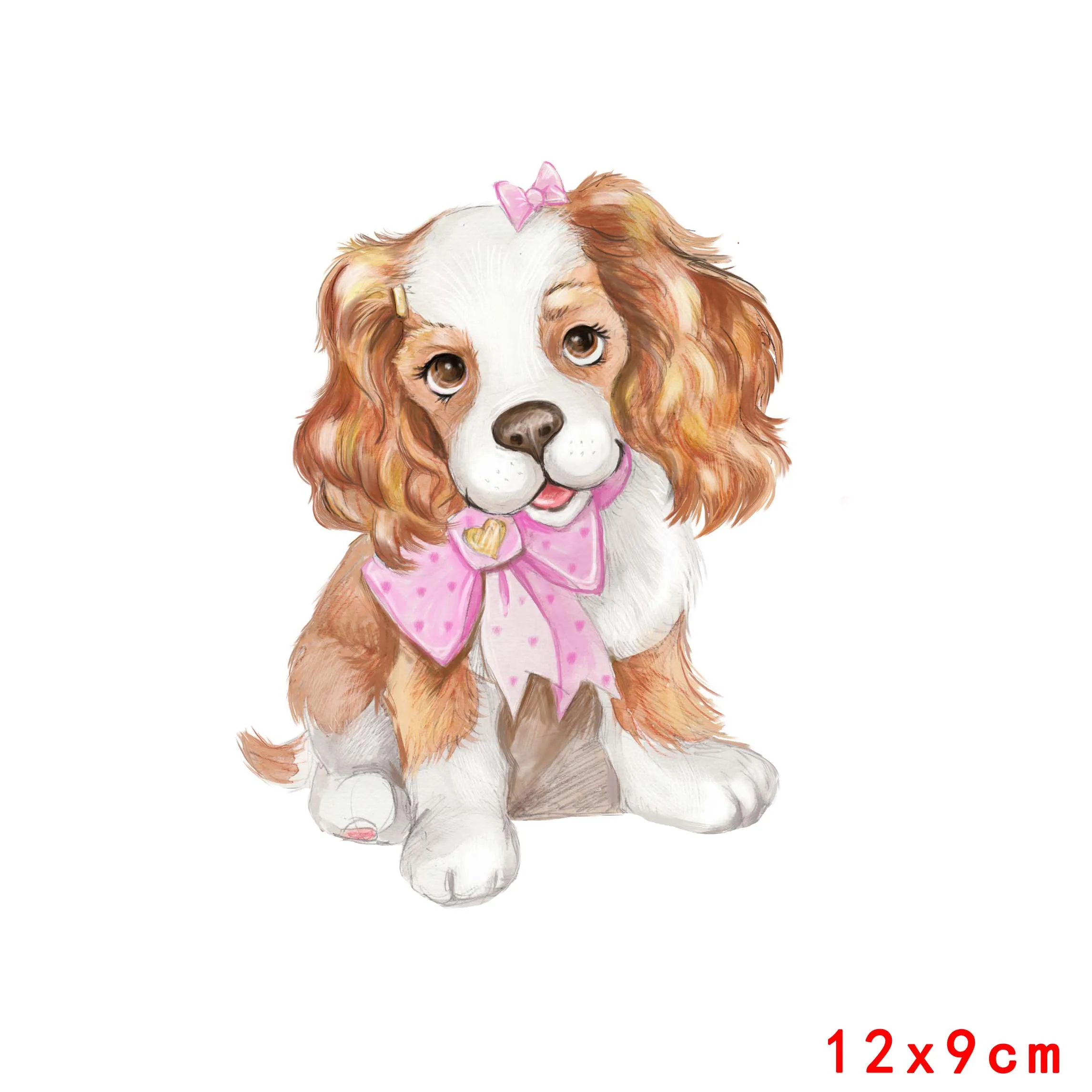 Мультяшная собачья нашивка утюжок для передачи детской одежды термопередача