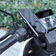 Universal Motorcycle Bicycle Phone Holder Stand Anti-slip Bike Phone Mount Clip for iPhone Samsung Xiaomi Smartphones