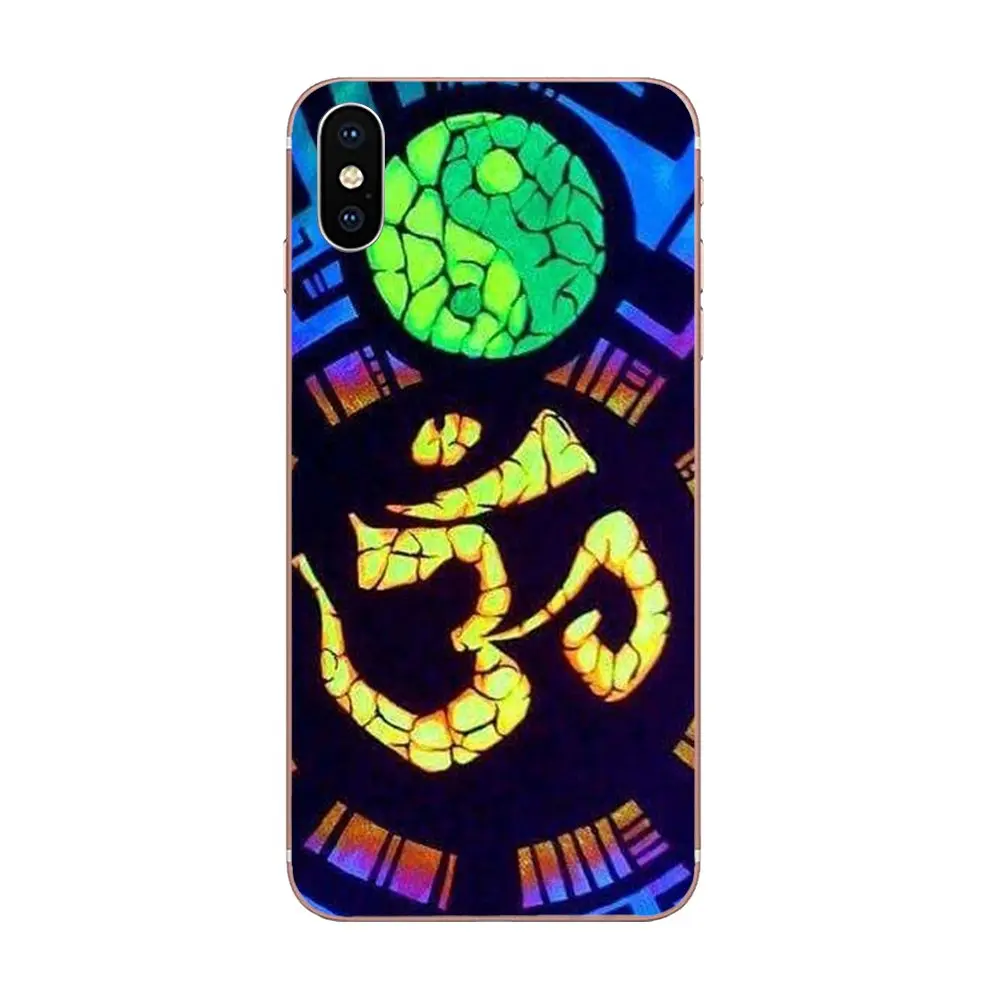 Мягкие чехлы для iPhone 11 Pro XS Max X 8 7 6s Plus 5 SE XR 2020 Aum Hinduism Om религиозный | Мобильные