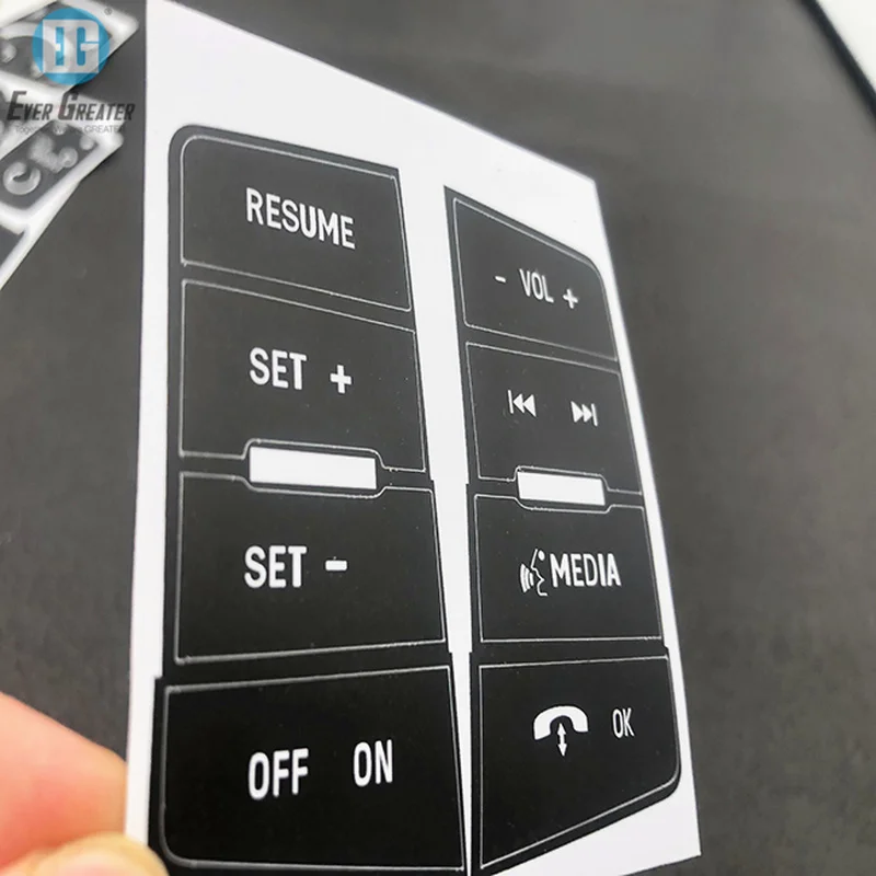 

Custom PC Waterproof Control Adhesive Control Panel Sticker