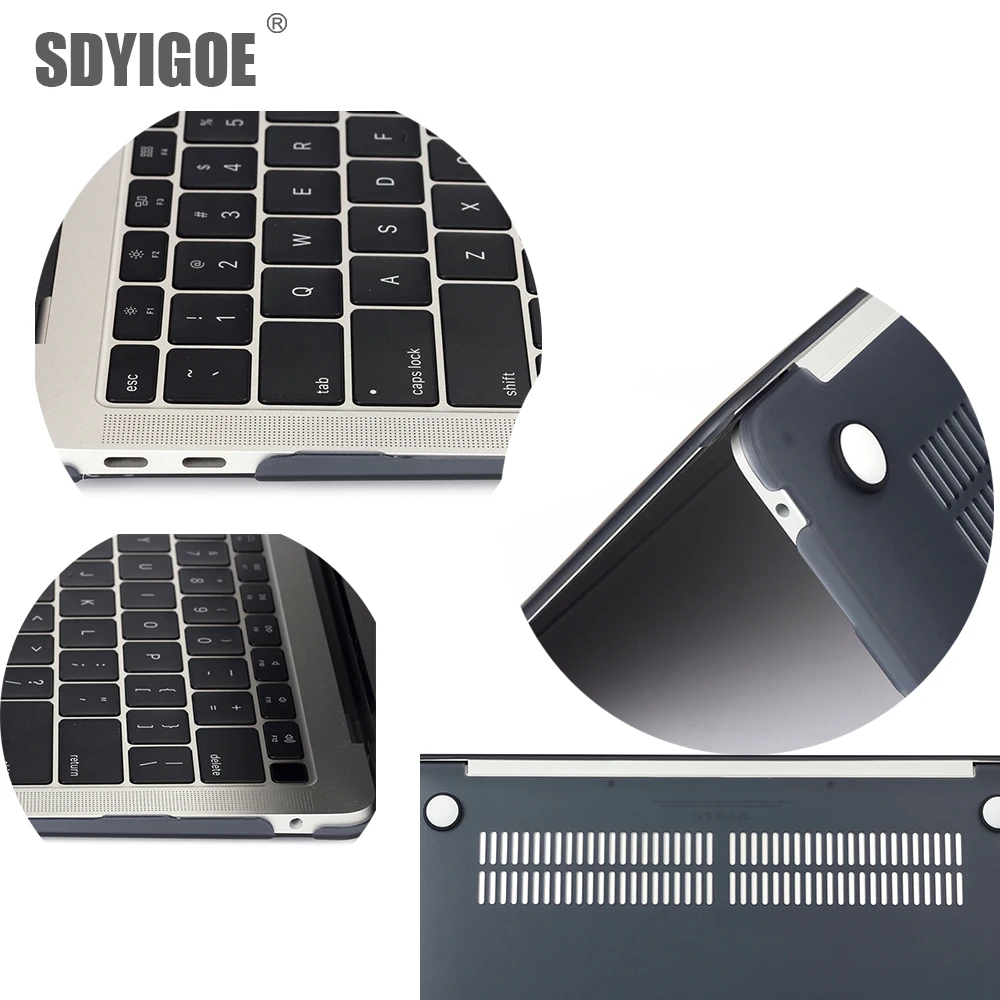 Аксессуары для macbook чехол ноутбука прозрачные чехлы Macbook air13 15 16pro A1708 A2179 A2159 A2337