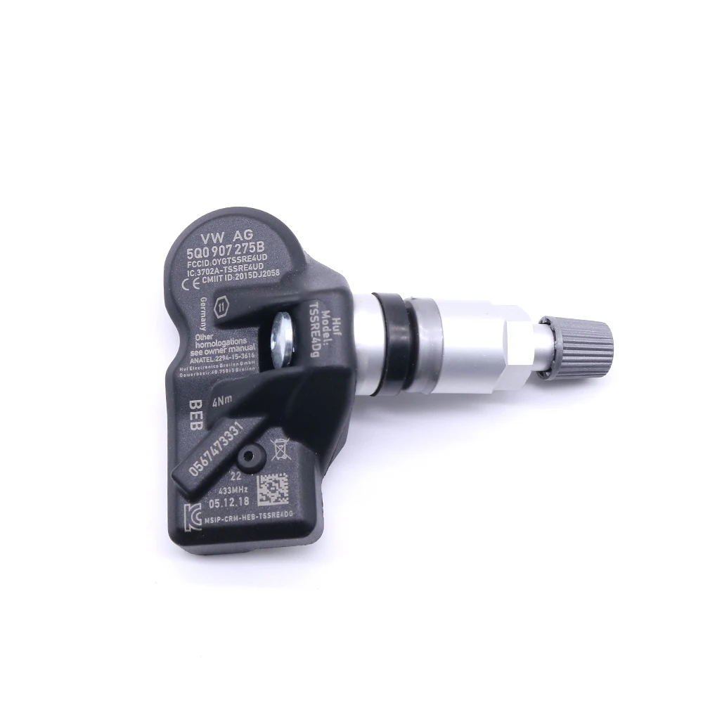 TPMS SENSOR FOR Audi A4 A5 A6 A8 Q5 Q7 Porsche Cayenne Volkswagen Tiguan Touran 433MHz CAR TIRE PRESSURE 5Q0907275 | Автомобили и