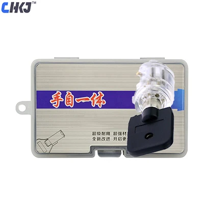 A set with Lock CHKJ профессиональные слесарные инструменты 3 шт трубчатый инструмент 7,0 мм 7,5 мм 7,8 мм с прозрачным трубчатым замком - Цвет: A set with Lock