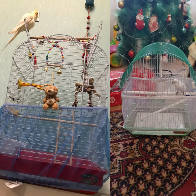 Нейлоновая Воздухопроницаемая сетчатая накладка на попугай мягкая легкая