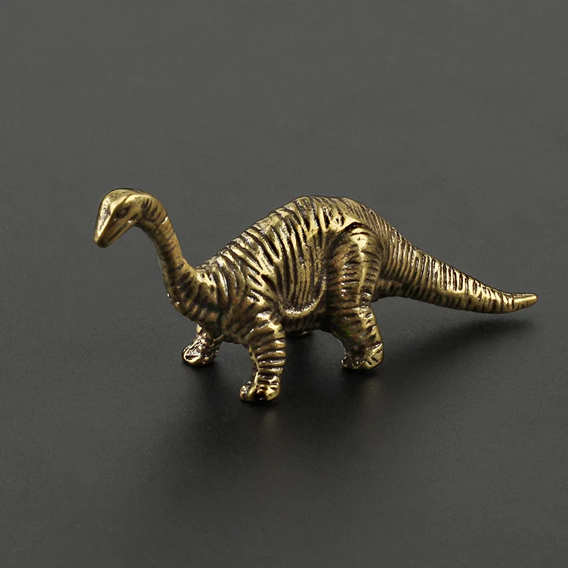 Латунный динозавр аксессуары подарок животное медный инструмент для улицы