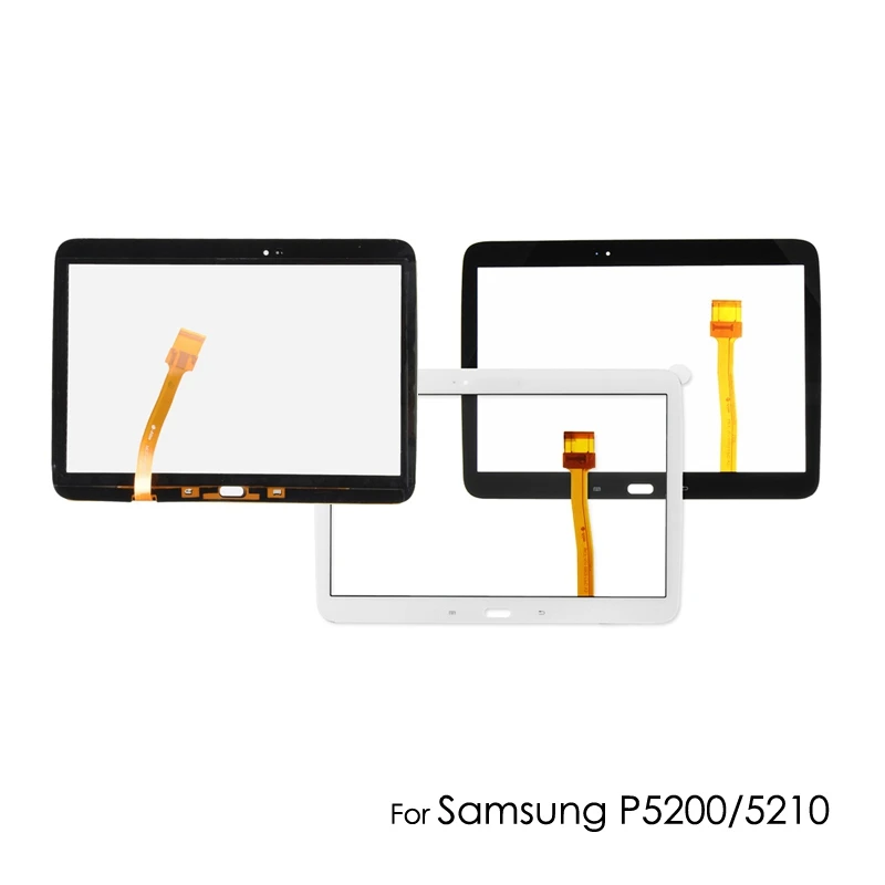 10,1 дюймов Сенсорная панель для samsung Galaxy Tab 3 P5210 GT-P5200 P5200 сенсорный экран дигитайзер сенсор переднее внешнее стекло белый черный