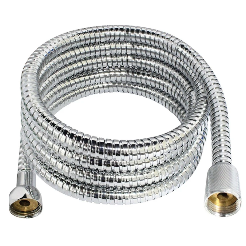 

Stainless Steel Shower Hose Flexible Plumbing Hoses Bathroom Shower Head Hose Pipe Washers Bath Shower Tube Water Pipe Washers