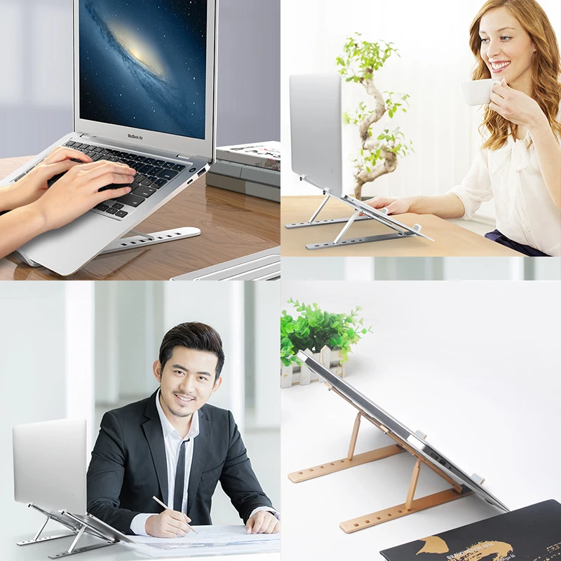 Подставка для ноутбука алюминиевый сплав компьютерная подставка MacBook лифтинг и