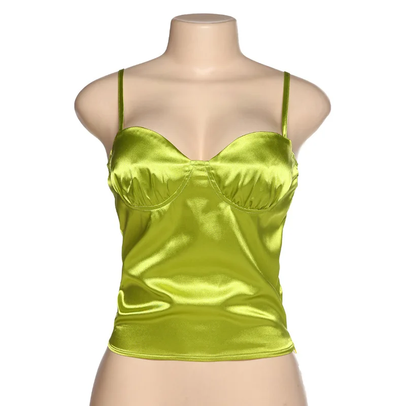 Женский укороченный топ с круглым вырезом облегающий розовый фиолетовый черный